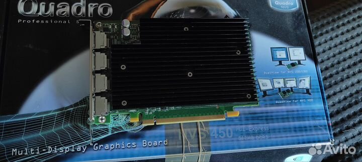 Видеокарта PNY Quadro NVS 450 480Mhz 512Mb