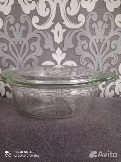 Кастрюля стеклянная simax новая