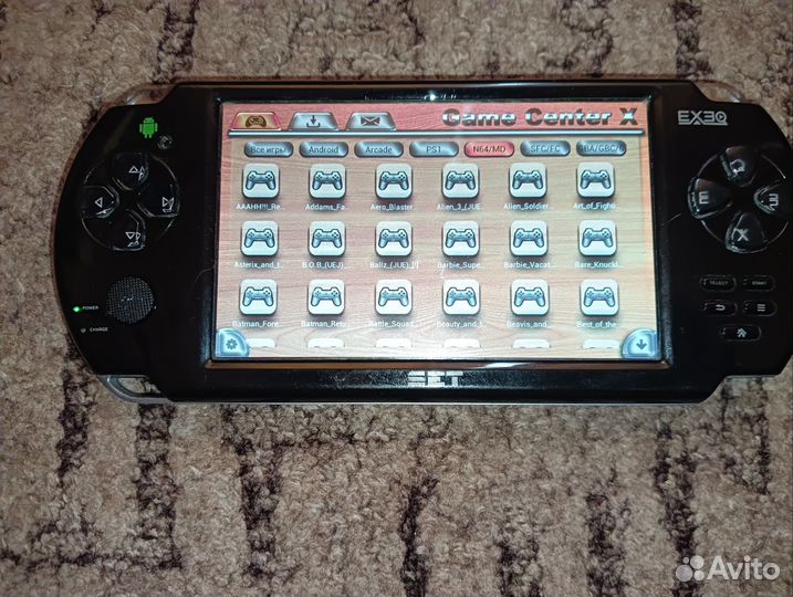 Портативная игровая приставка exeq set mp-1022