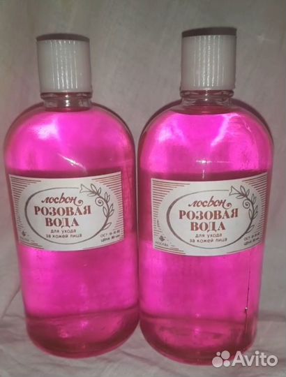 Советский лосьон для лица Розовая вода