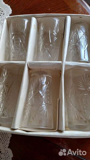 Хрустальные стаканы СССР