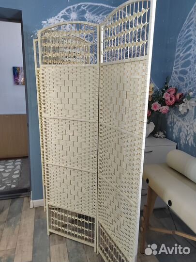 Ширма из ротанга