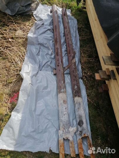 Ворота со столбами бу