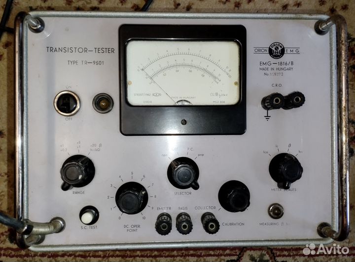 Тестер транзисторов EMG-1816/B СССР