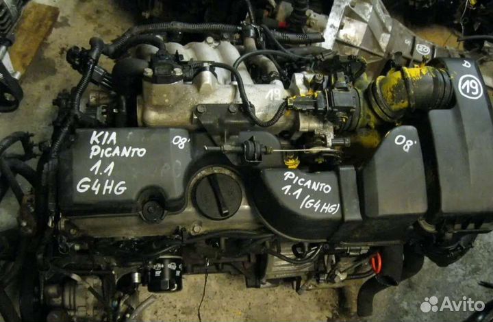 Двигатель Kia Picanto 1 1.1