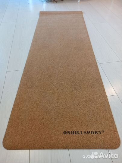 Коврик для йоги пробковый onhillsport