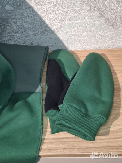 Капор варежки женские