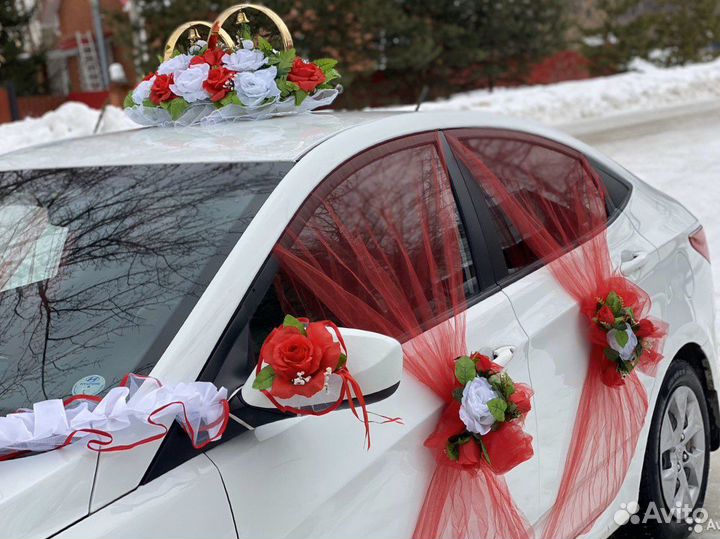 Аренда свадебного украшения на авто