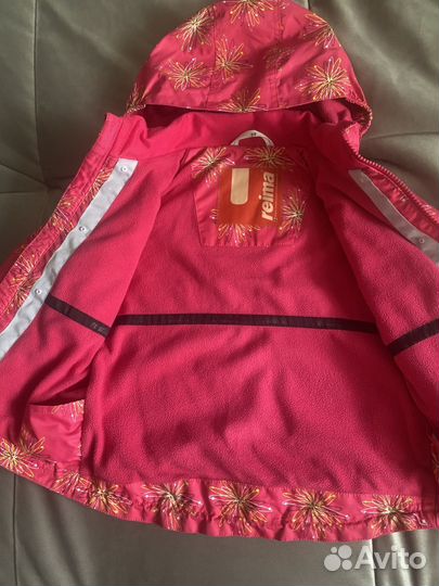 Куртка ветровка для девочки 98 reima