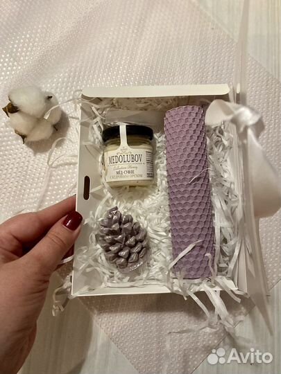 Свечи ручной работы подарочный набор