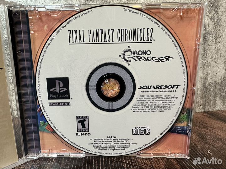 Chrono Trigger ps1 ps2 ps one пс1 пс2 new