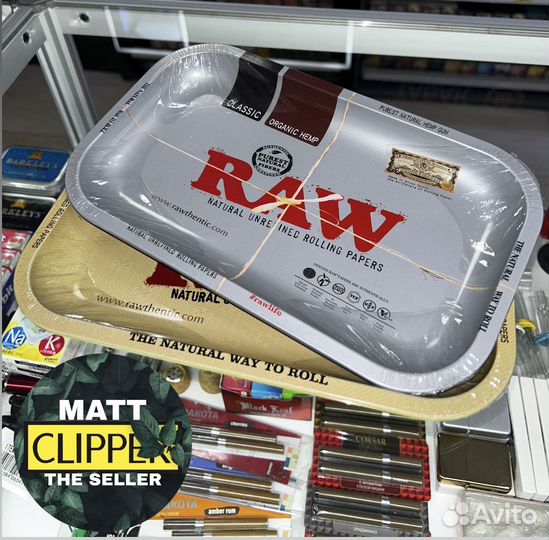Поднос RAW для самокруток металлический оригинал