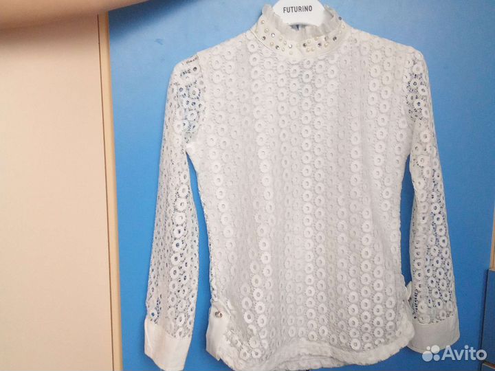 Сарафан, блузки, юбка, жилет. Р.122-135