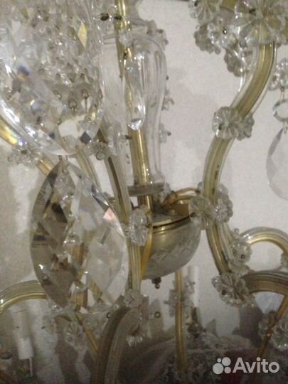 Люстра на 18свечей чешская