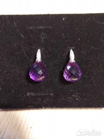 Серьги серебро