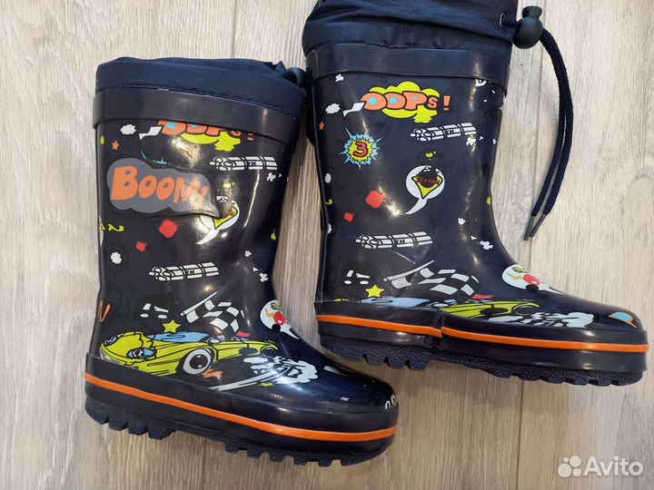 Резиновые сапоги для мальчика 25 размер