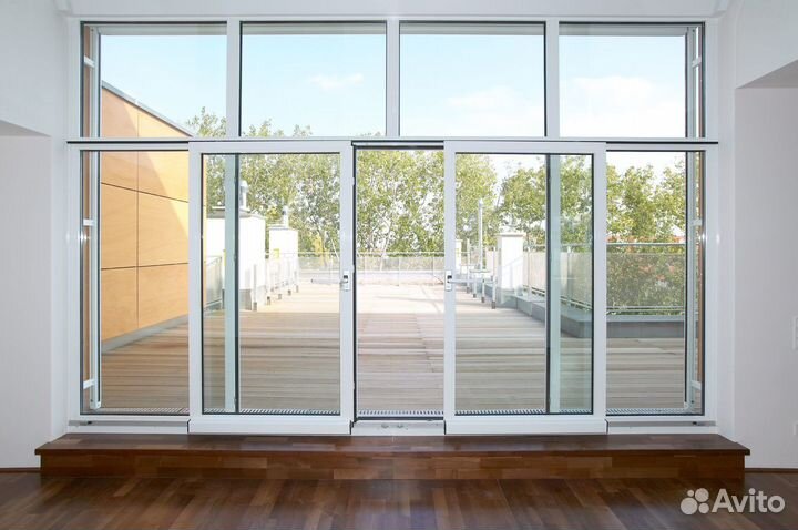 Алюминиевые окна, двери, витражи, порталы