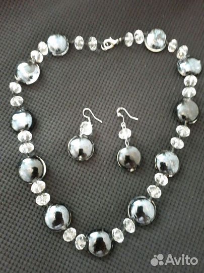 Колье, серьги, браслет