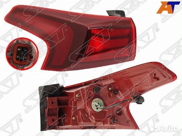 Фонарь задний hyundai santa FE 18