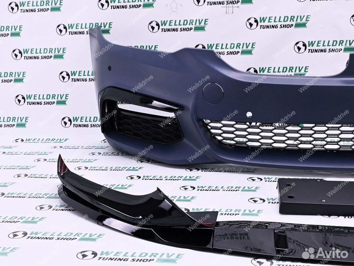 Бампер сплиттер BMW 5 G30 G31 M-Perfomance