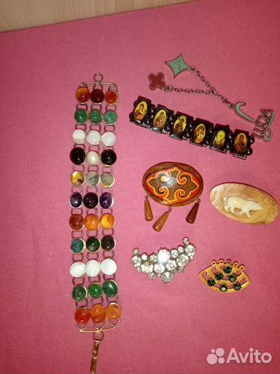 Броши, магнитный браслет