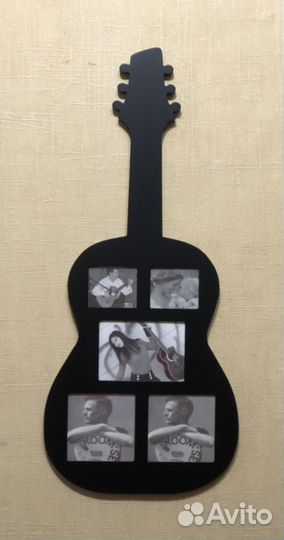 Гитара (рамка для 5 фото)