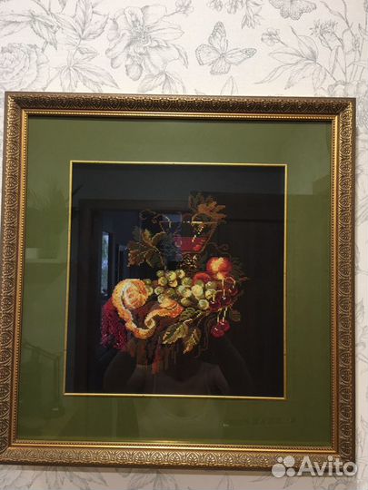 Картина вышитая крестом