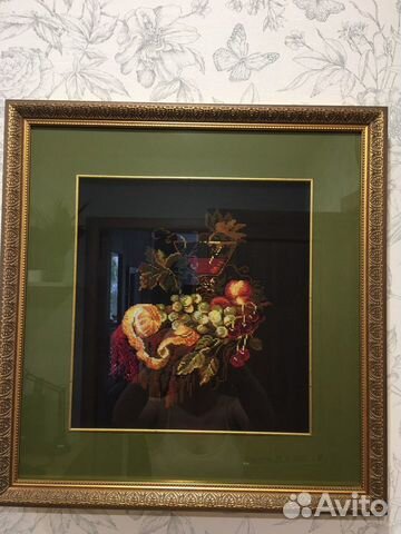 Картина вышитая крестом