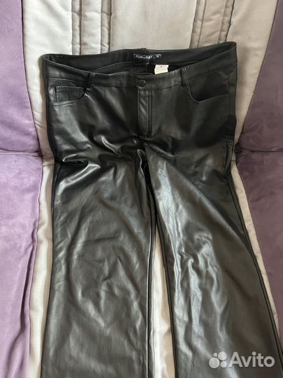 Брюки кожаные