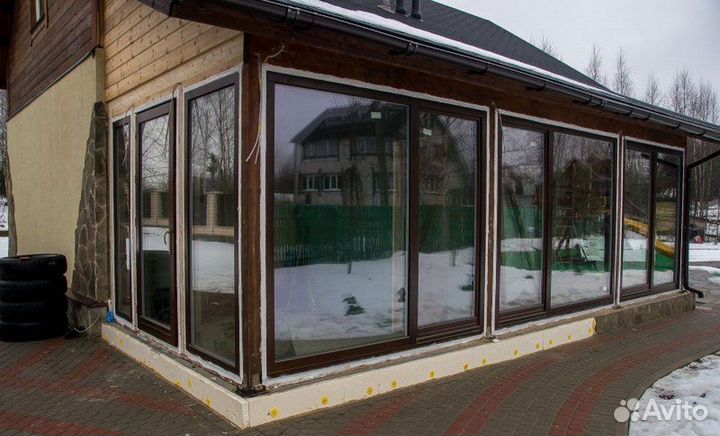 Остекление террас Новое / С Установкой