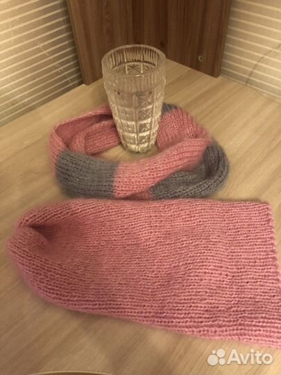 Комплект шапка и снуд