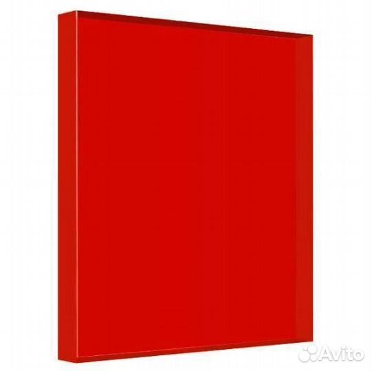 Монолитный поликарбонат 6 мм. гранатовый