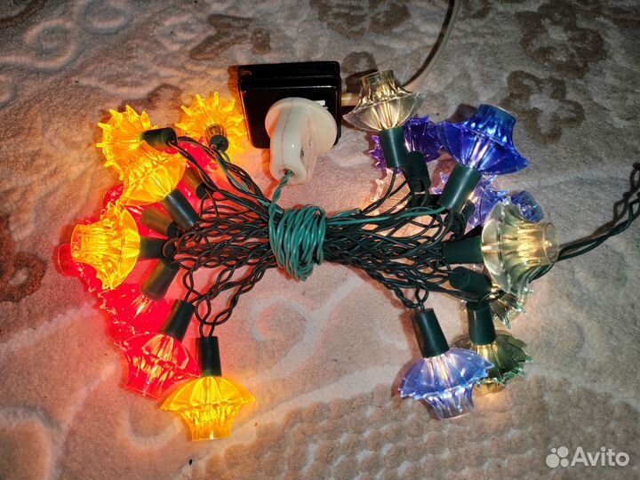 Гирлянда СССР (Плафоны в оттенках)