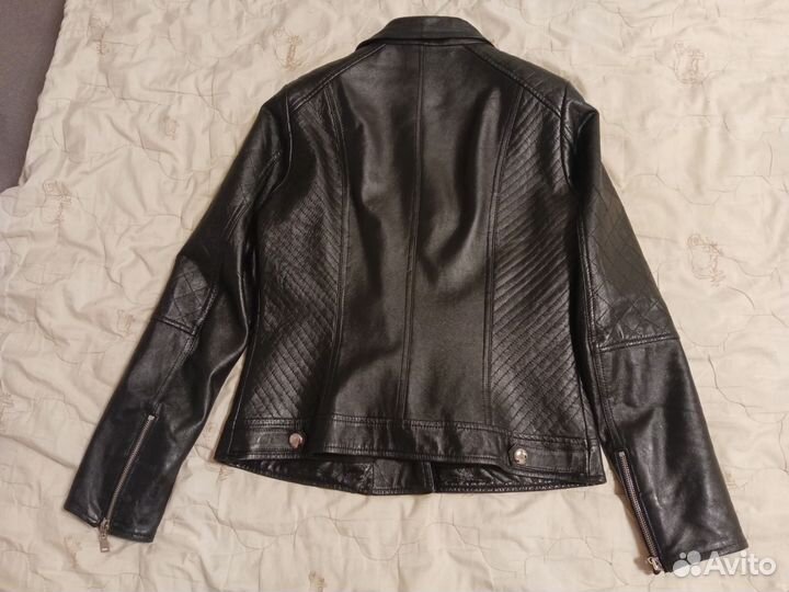 Кожаная куртка косуха женская 44-46