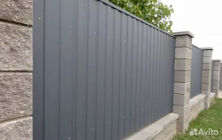 Забор металлический профессионально качественно