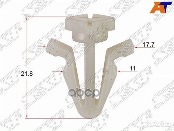 Клипса nissan (1 шт.) ST-KJ-064 Sat