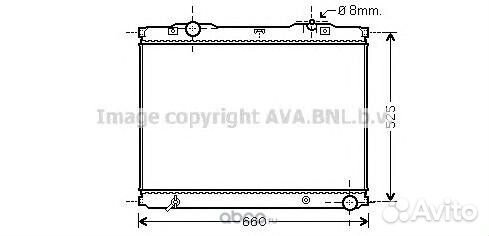 Радиатор охлаждения двигателя Kia Sorento