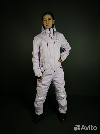 Комбинезон горнолыжный унисекс The Winter Серый