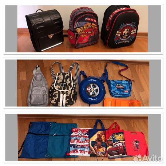 Рюкзаки, портфели, мешки для обуви