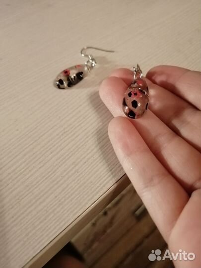 Серьги, кулоны, кольца из эпоксидной смолы