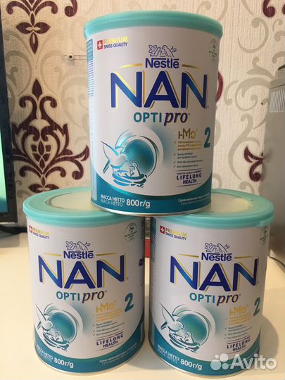 Нан оптипро 2 800гр