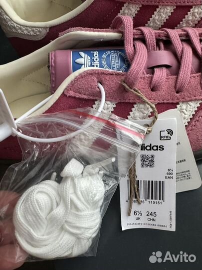 Adidas gazelle indoor pink cloud white женские