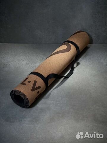 Коврик пробковый Новый для йоги фитнеса пробка