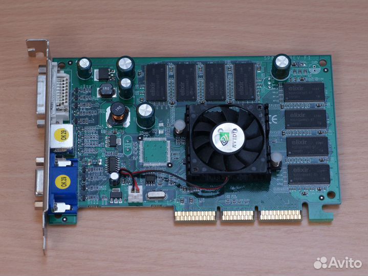 Старые видеокарты AGP, PCI-E