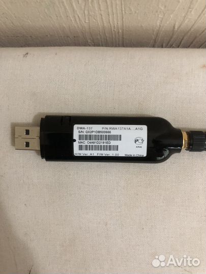 Сетевой адаптер WiFi D-Link DWA-137