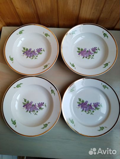 Тарелки советские (Сирень и др.)