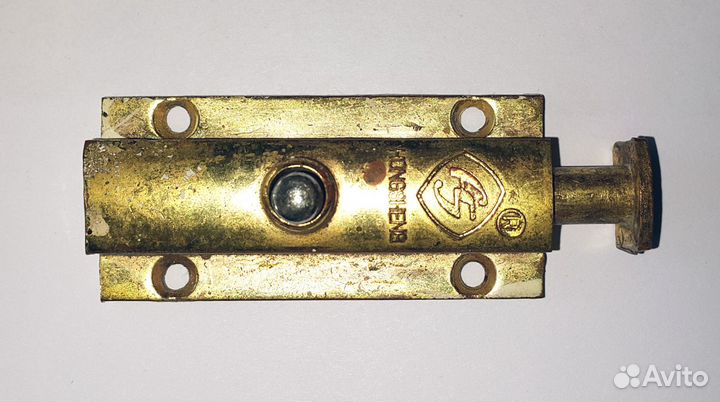 Шпингалет для двери на пружине (1 штука)