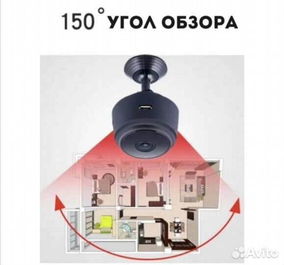Мини HD камера Wi-Fi A-9