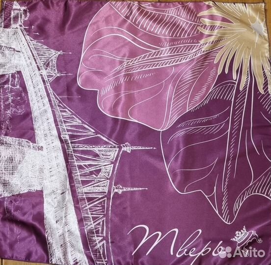 Шелковый платок шейный