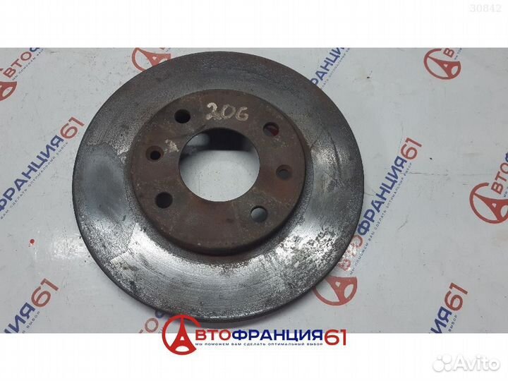 Диск тормозной передний, 4246A7 peugeot 206, 3030845